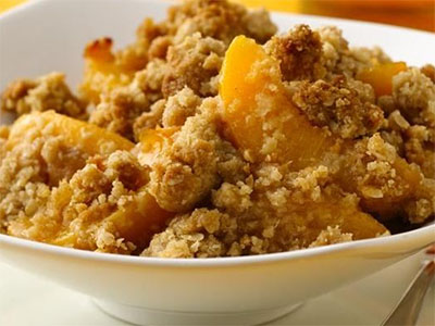 Peach Crumble